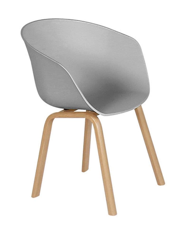 BUTACA SITIAL SERENITY PARA LIVING O TERRAZA POLIPROPILENO RESISTENTE Gris