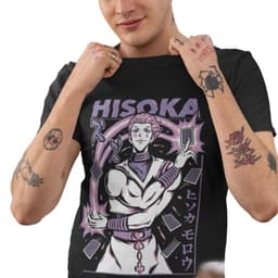 Polera Anime Hunter X Hunter: Hisoka Morow Negro M