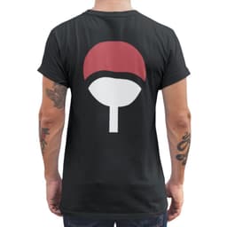 Polera Anime Naruto Clan Uchiha Negro XL