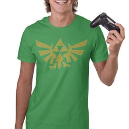 Polera Anime The Legend Of Zelda: Trifuerza Verde XL