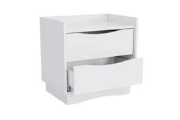 VELADOR JERICO 2 CAJONES BLANCO