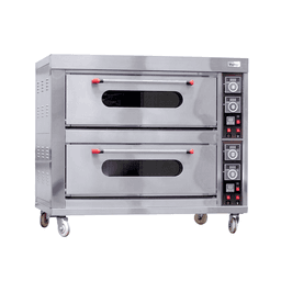 HORNO 2 CAMARAS ELECTRICO NEW PL-4 VOLTER Plateado Metalico