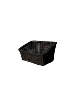 CANASTO TIPO CASCADA COLOR NEGRO 23,5 x 33 cm
