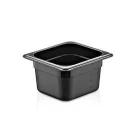 Contenedor Gn Policarbonato Negro 1/6x10 Cm