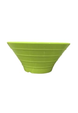 Set De 2 Bowl Redondo Melamina 20 Cm. Verde