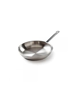 SARTEN ACERO INOX CON FONDO DIFUSOR 26 cm Gris