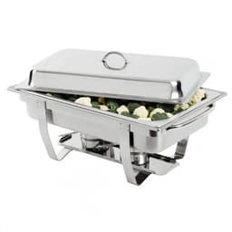 Chaffer GN 1/1 Con Tapa Plateado Metalico