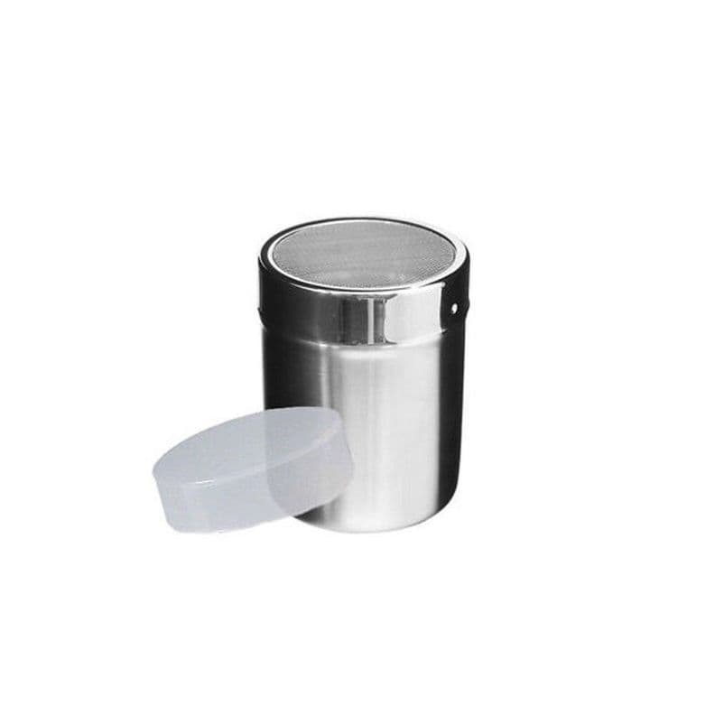 ESPOLVOREADOR ACERO INOX C/TAPA PLASTICA Plateado