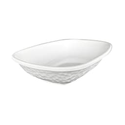 POCILLO MELAMINA RECTANGULAR BLANCO 17 X 12.5 X 3.4 CM LINEA KPLUS