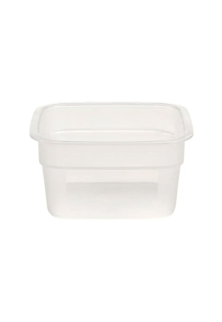 RECIPIENTE GRADUADO CUADRADO POLIPROPILENO 0.5 LT Transparente