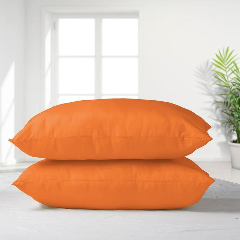 Set 2 almohadas premium Eco colores 50 x 70Naranja Naranjo