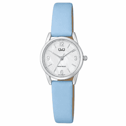 Reloj Q&Q para dama - Q31C-005PY - analogico azul y plateado