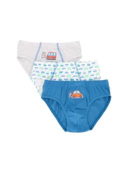 Slip Nino Pack 3 Mota Blanco 2