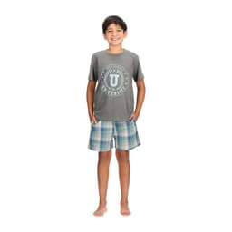 Pijama Juvenil Corto Algodon Mota Gris 16