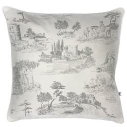 Cojin Toile Jouy, 60x60 Beige