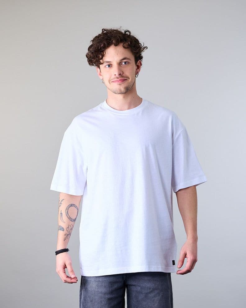 Polera hombre manga corta Relaxed XV1786 Polemic Blanco S