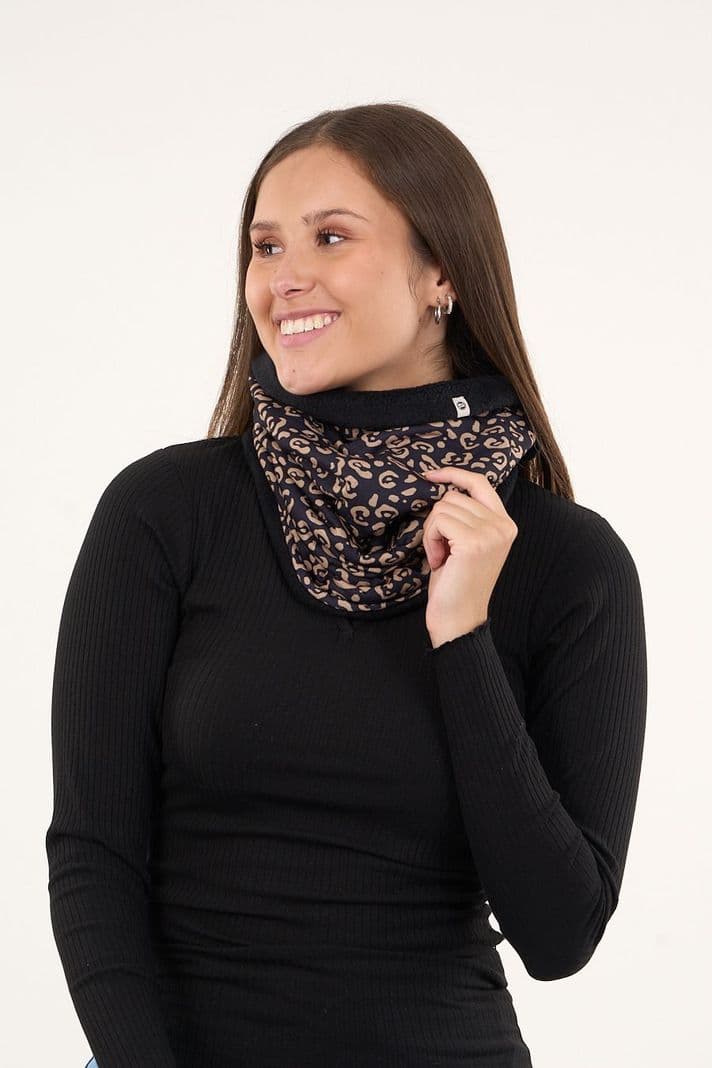 Bandana Big Mujer Reversible Cuello Invierno Soft - Polemic Negro