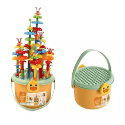 Balde Bloques De Construccion 142pcs Juguete Didactico Ninos