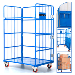 Carro Picking Para Bodega Plegable Acero 500kg