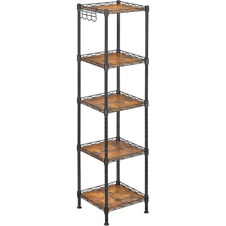 Estanteria Organizador Bano Cocina Ajustable 5 Niveles Taby Cafe
