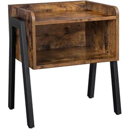 Mesa Auxiliar Velador Alvros Cafe