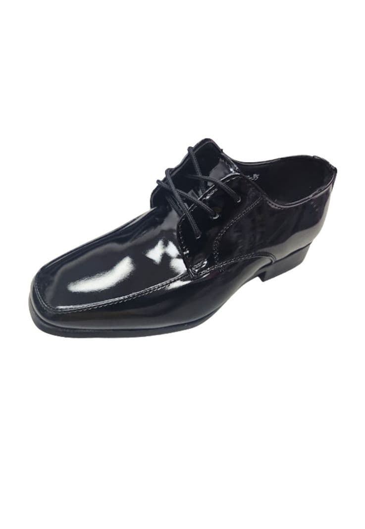Zapato de Vestir Charol Formal Negro 34