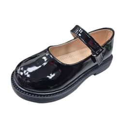 Zapato Charol Negro Nina Hebilla 32