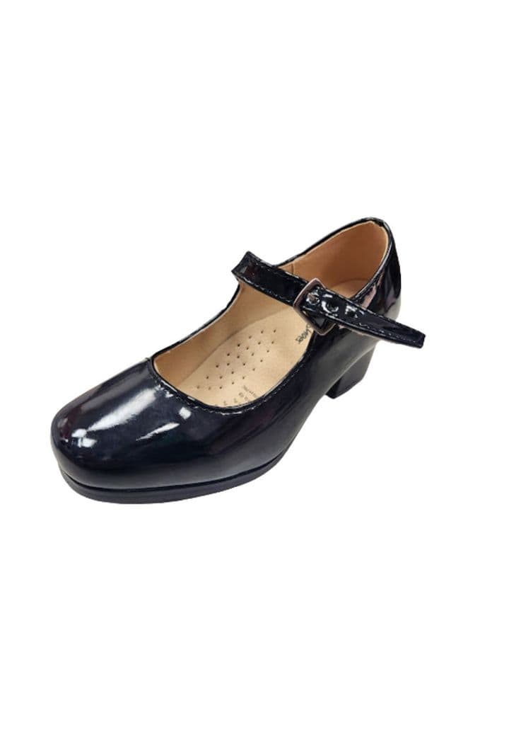 Zapato de Cueca Charol Negro 33
