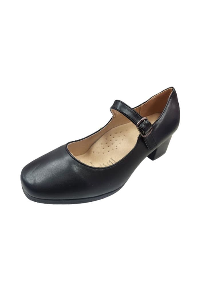 Zapato de Huasa Cueca Mujer Negro 40