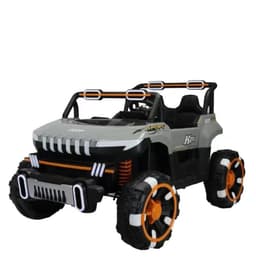 Jeep Auto 4X4 A Bateria Para NiNos Azul Acero Gris XXL