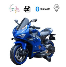 Moto Electrica Para Ninos a Bateria 12V Azul XXL