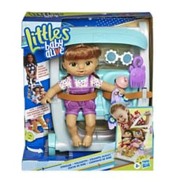 Juguete Muneca Lucy Castana Baby Alive Con Coche Y Accesorios Blanco