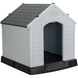 Casa Para Mascotas Perros Pequena PVC 72x14x67Cm Gris