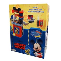 Juguete Set Maleta Herramientas 23 Piezas 3 En 1 Roja Mickey Mouse