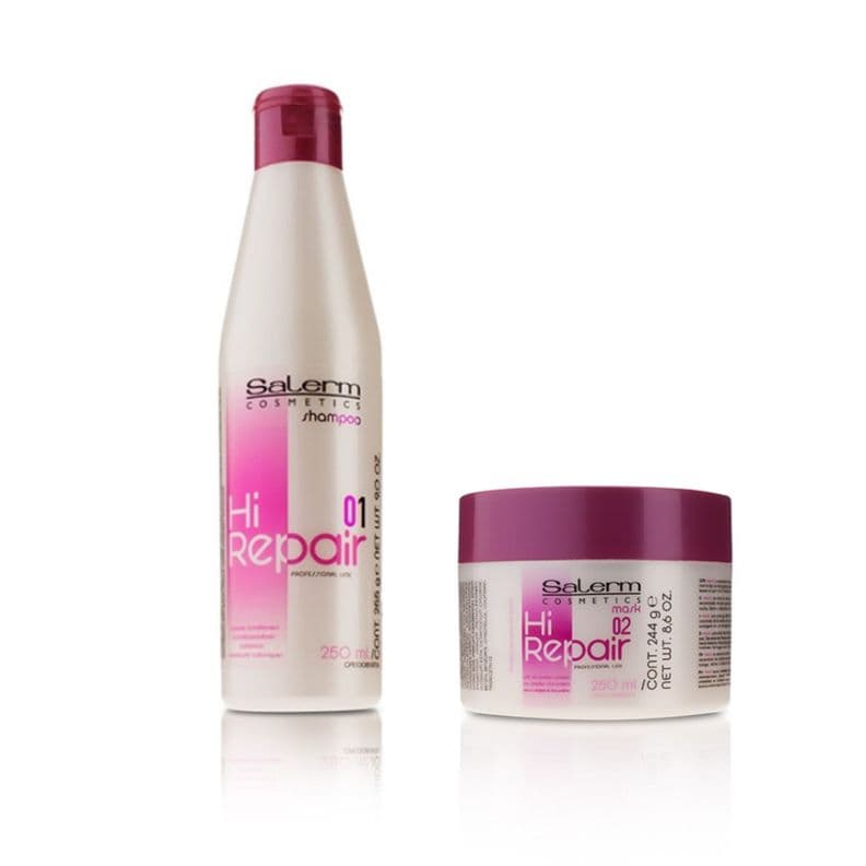Shampoo Salerm Hi Repair 250ml + Mascarilla Hi Repair 250ml