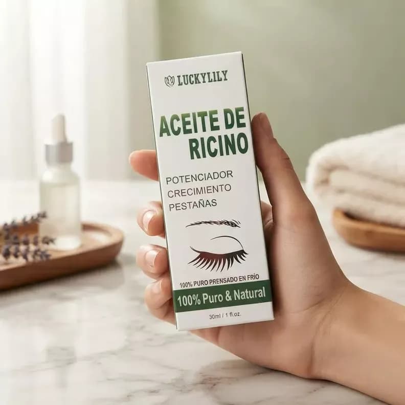 Aceite De Ricino 100% Puro Natural Crecimiento Pestanas 30ml