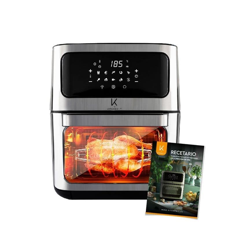 Freidora de Aire Max Edition 12L Kitchen-It Plata