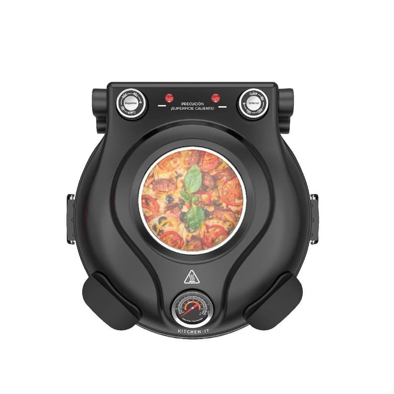 Horno Pizza a la Piedra Black Edition Kitchen-It Negro