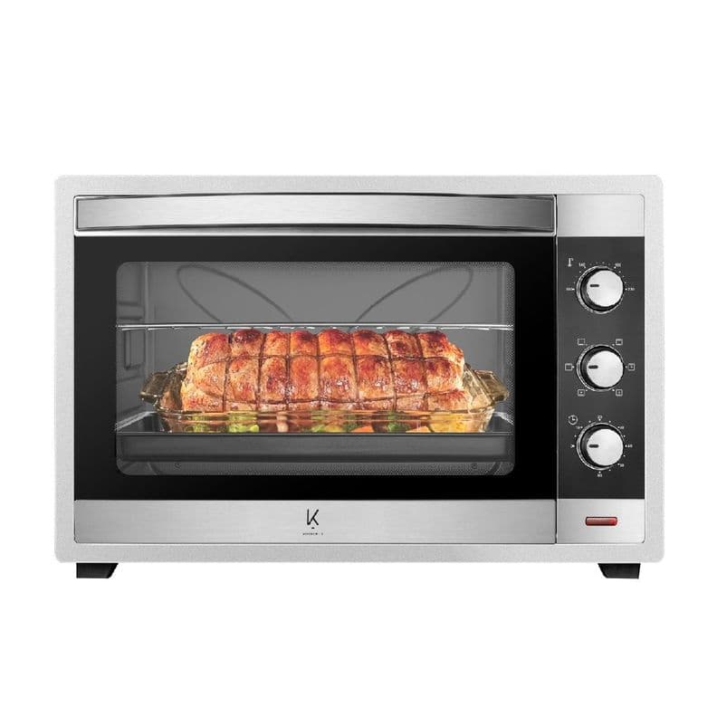 Horno Electrico Silver Series 60L Kitchen-It Plateado Metalico