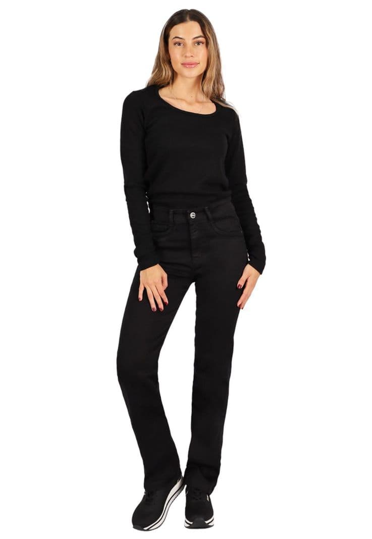 Jeans Carla III Negro Divino Jeans 40