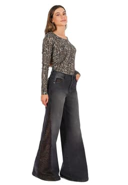 Jeans Ivet Negro Anima Print Divino Jeans 40