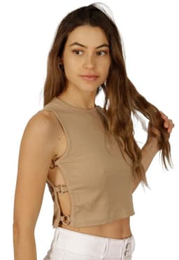 Polera Eufrates II Camel Divino Jeans L