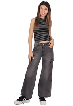 Jeans Fatima III Gris Divino Teen 14
