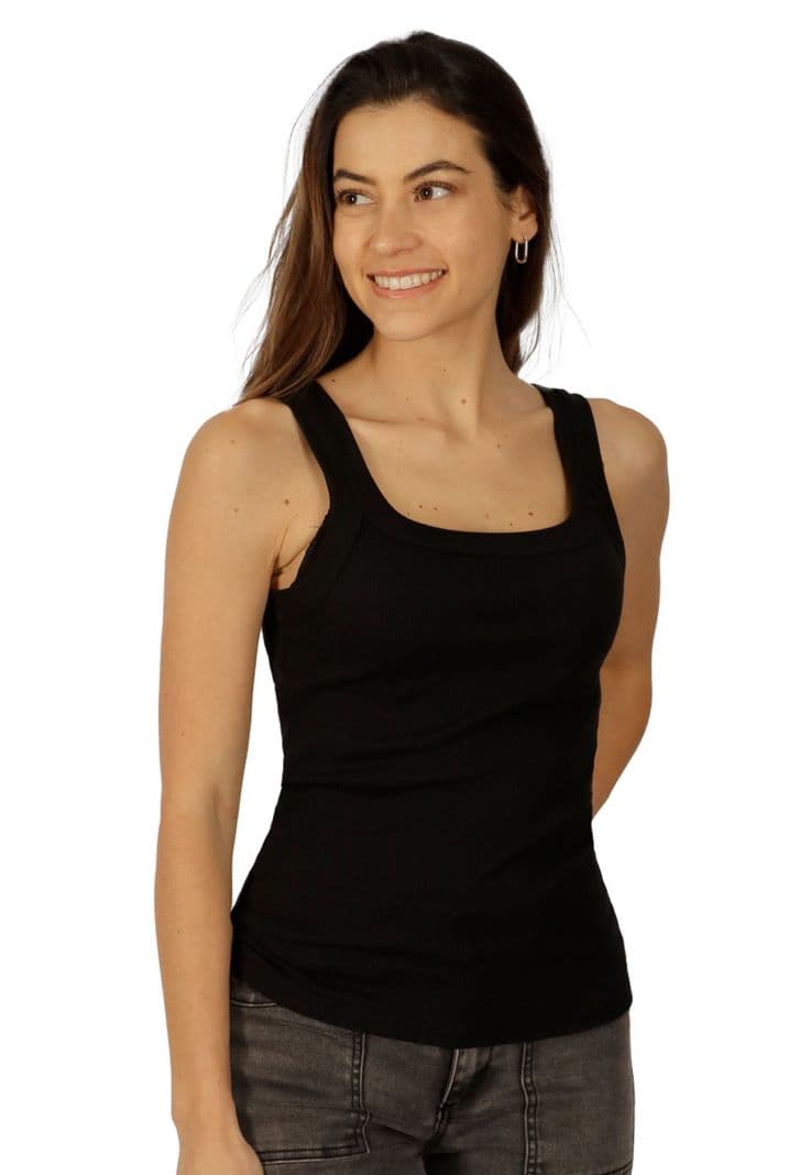 Polera Fefa I Negra Divino Jeans Negro L