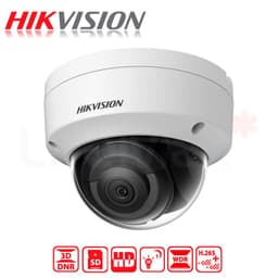 Camara IP Domo Exir Hikvision HD 2MP MicroSD 256GB IP67 IK10 Blanco