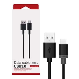 Cable USB-C a USB-A Compatible con Motorola 15W 1 Metro Negro