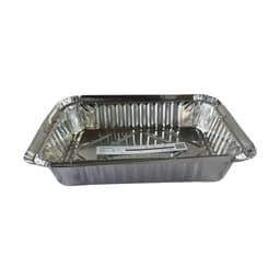Bandeja Aluminio Esterilizada C30 14 x 19 cm Pack 50 Uni Plateado 4 Kg