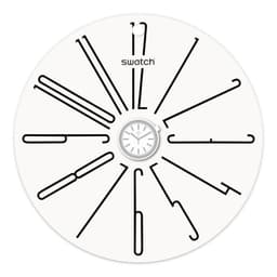 SOPORTE DE PARED SWATCH POPWALLI WHITE Blanco