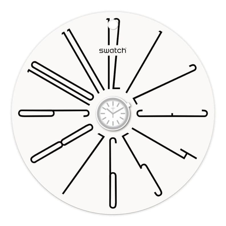 SOPORTE DE PARED SWATCH POPWALLI WHITE Blanco