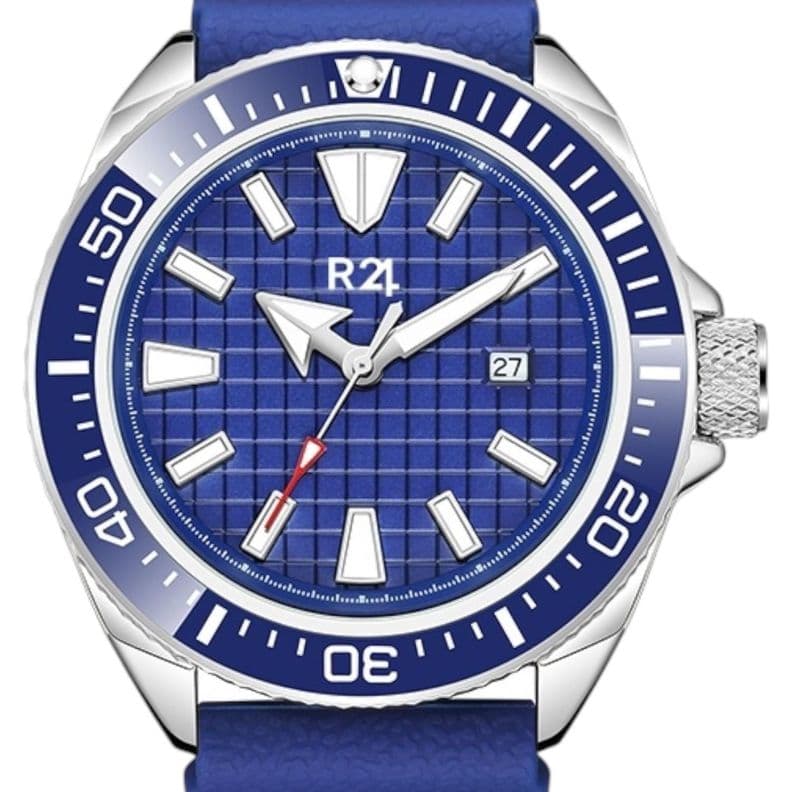 Reloj R24 Cuarzo SE-17 Silicona Azul